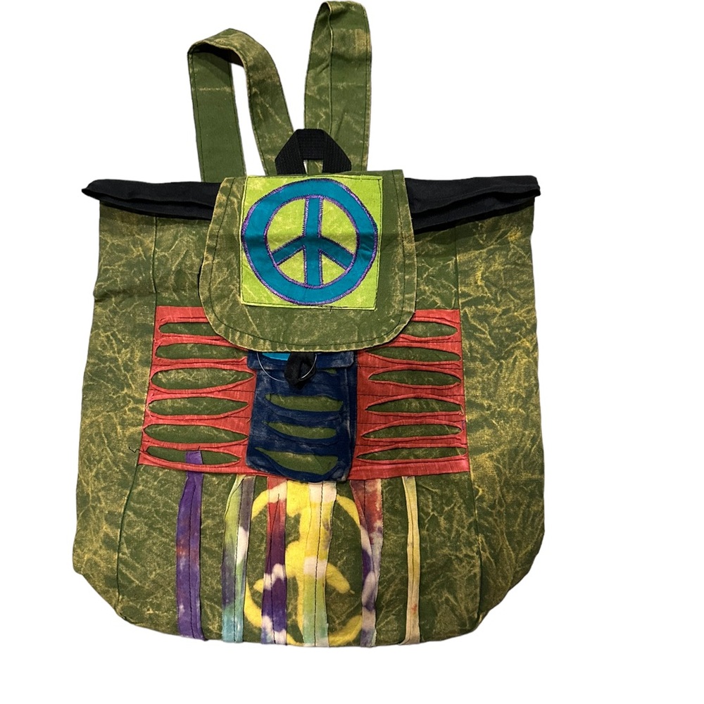 NWT. Funky Hippie Boho Backpack. CL/GR10